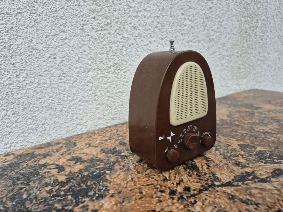 Radio portabil marca Rai made in Italy - functional