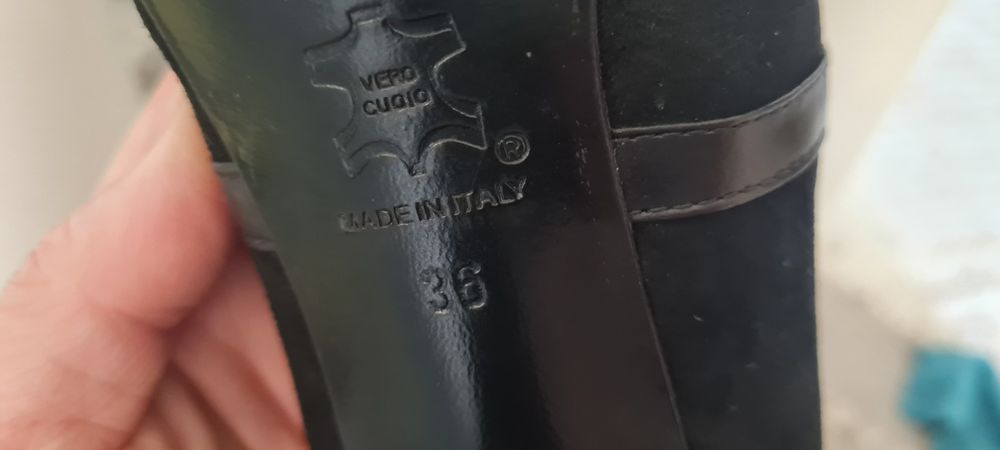 Туфли замша нат.36 р