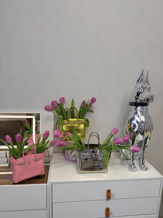 Вазы в форме сумки Биркин