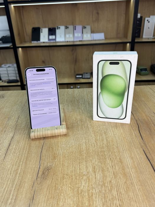Apple iphone 15 128 gb green 88%