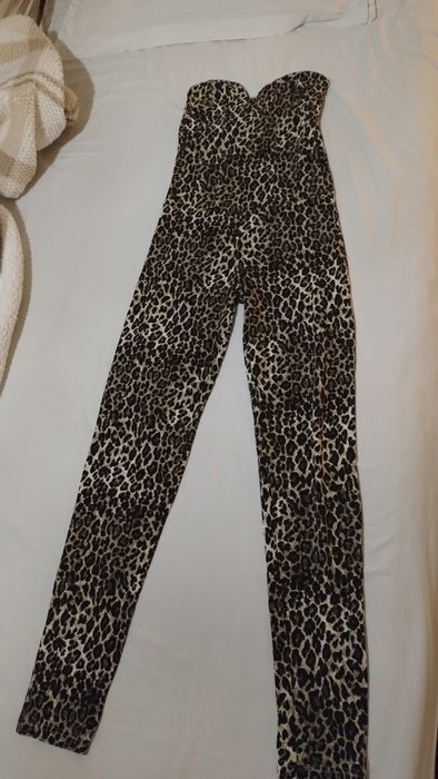 Леопардов еластичен гащеризон