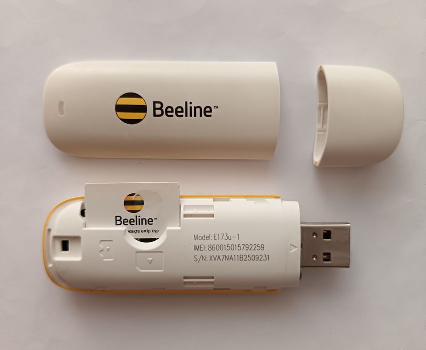 Продам USB-модем Huawei E173 Beeline.
В комплекте: модем, коробка, док