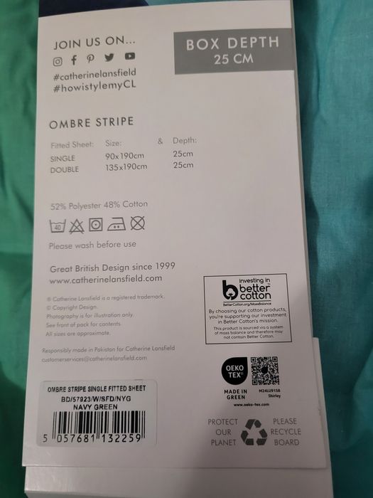 Cearșaf nou pe elastic 90×190