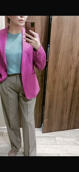 Пиджак лен 100% на подкладке