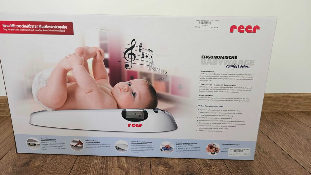 Музикална бебешка везна REER