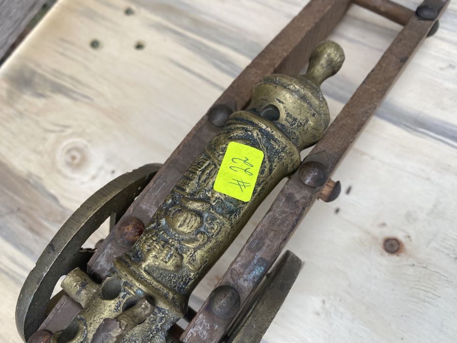 Английско оръдие топ от Месинг