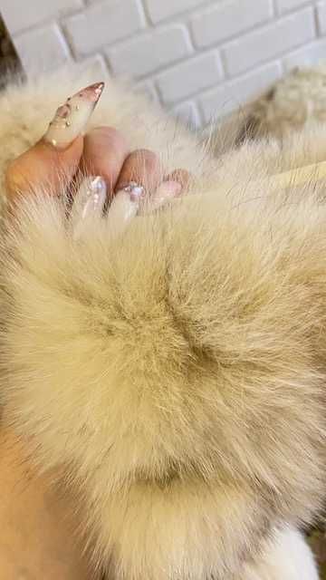 Палто лисица*100% естествена кожа