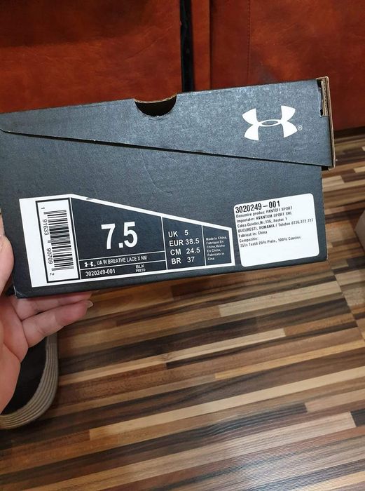 Adidași under armour mărimea 38,5