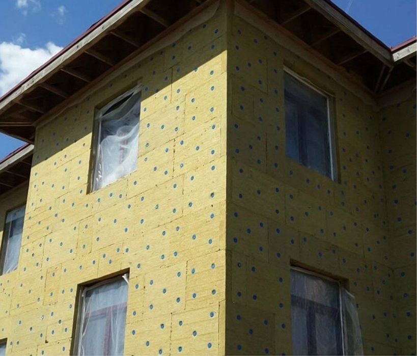 Утепление  Пенаплекис дом коттедж лубой обект