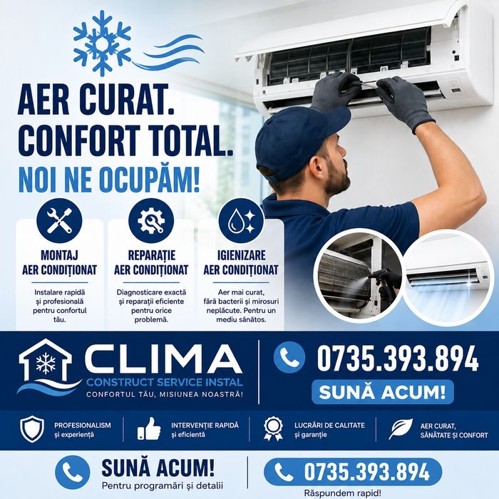 Igienizare Profesională Aer Condiționat