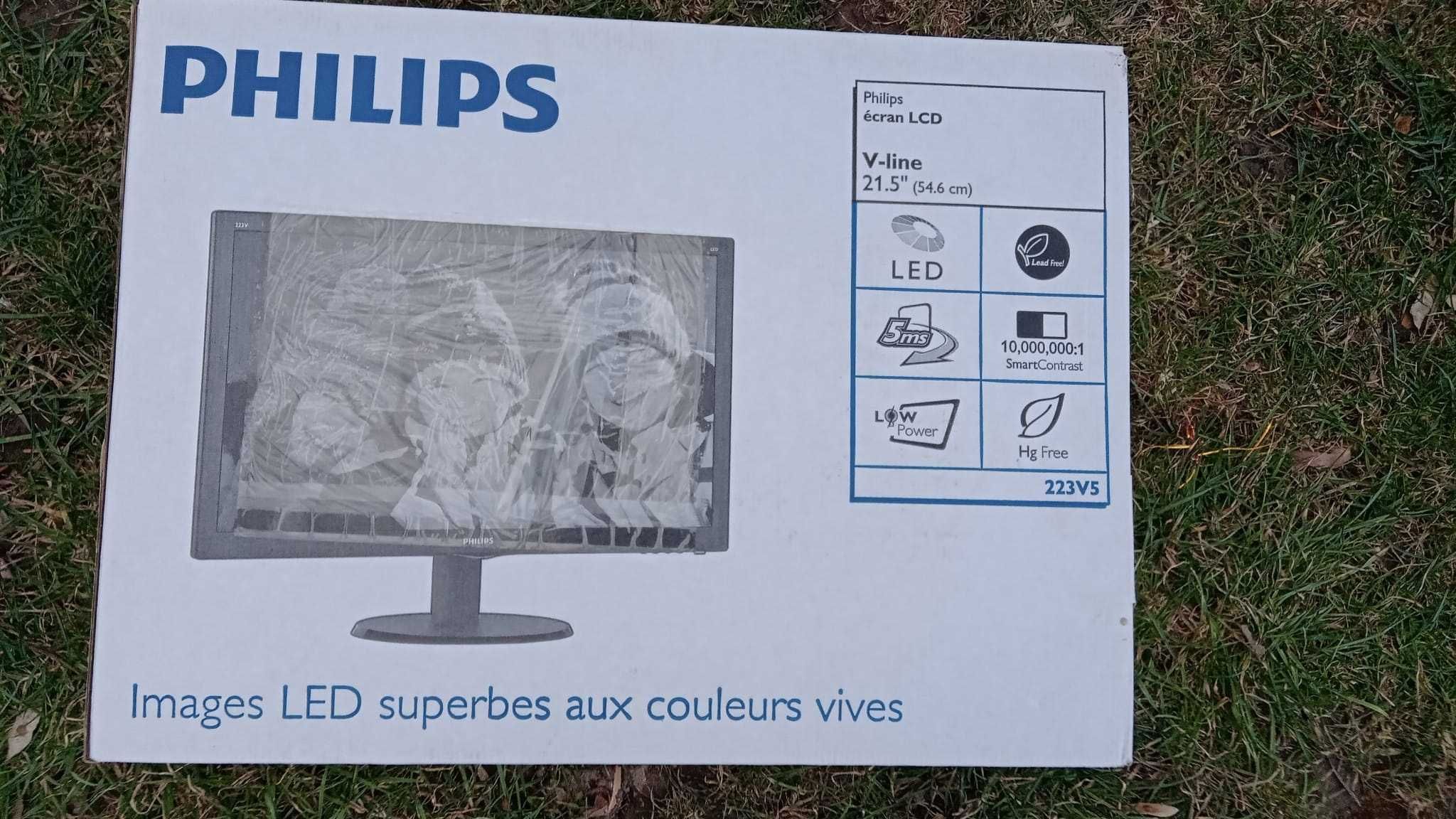 indoor Monica suspicious Monitor LED Philips 223V5 de 22", Wide, Full HD, vga -nou Iasi • OLX.ro