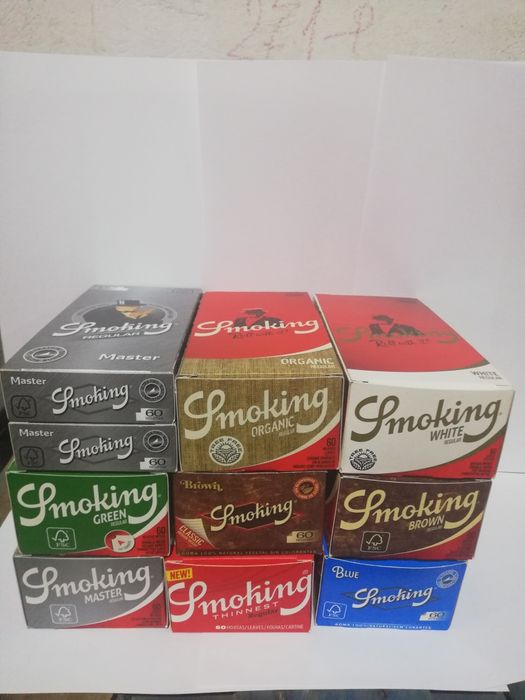 Set 50 pachete Foita regular Smoking/SMK ptr rulat