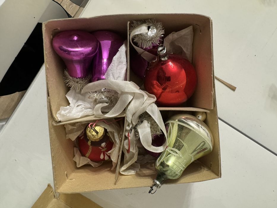 Ёлочные игрушки, стекло СССР, ГДР