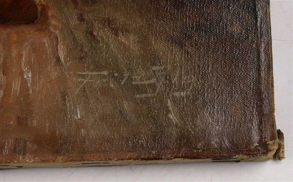 Картина, конец 19го века. Автор Фритз Фиг, UK, Европа