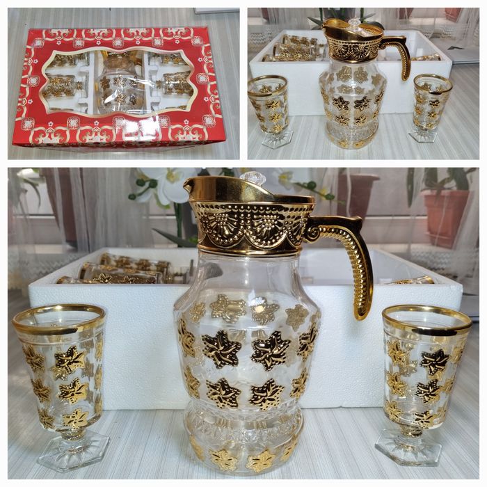 Продаётся графин со стаканами -новый.