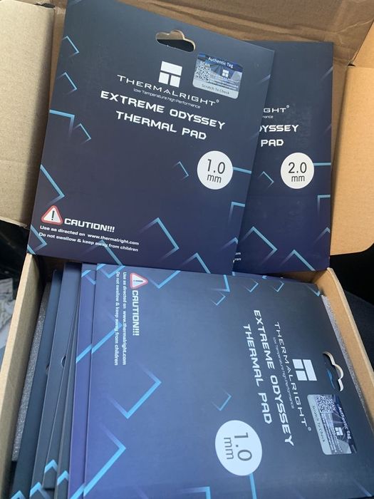 СКИДКА! (Размер 120×120×2mm/мм) Премиум Термопрокладки (1шт) ODYSSEY