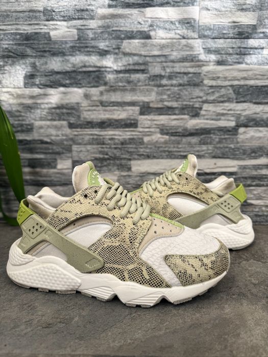 Nike Air Huarache Green Snake 37.5(23.5cm)