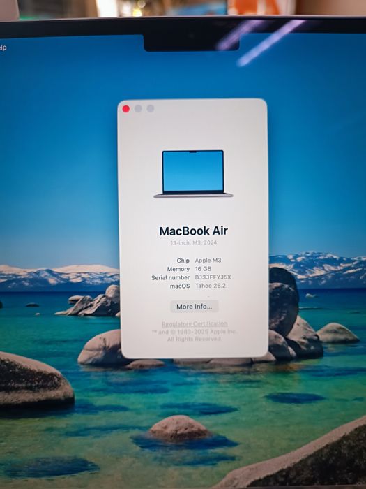 Лаптоп Apple MacBook Air M3