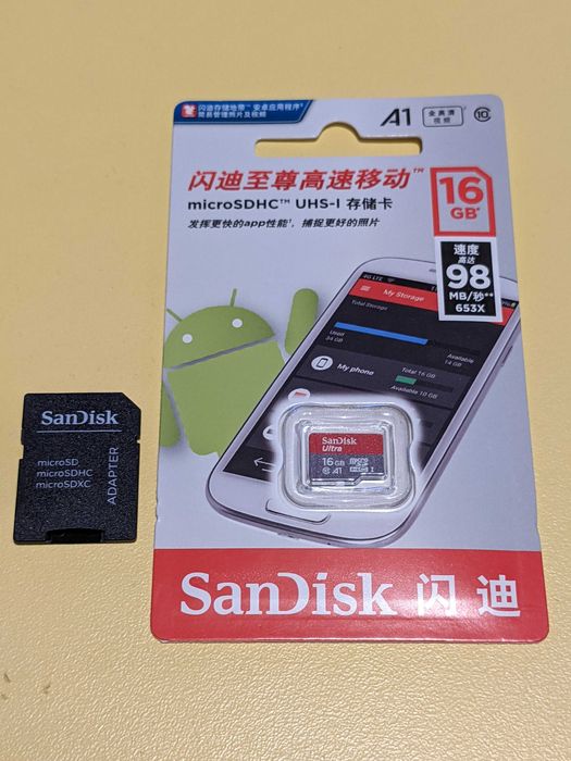 Бърза карта памет Micro SD марка SanDisk 64GB и 32GB