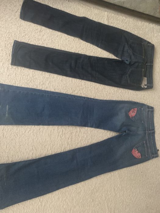 Джинсы клеши-скини