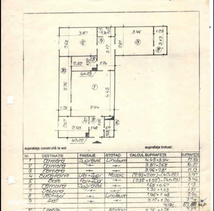 Apartament 3 camere de vânzare – Metrou Gorjului la 20 m | Iuliu Maniu