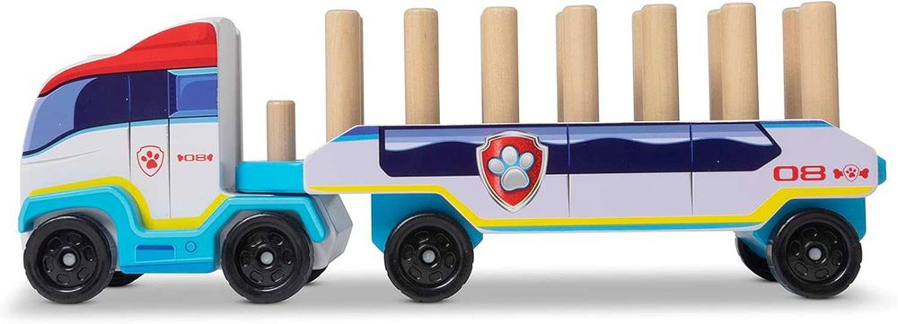 Дървен камион с кубчета с азбуката Melissa & Doug Сортер Paw Patrol