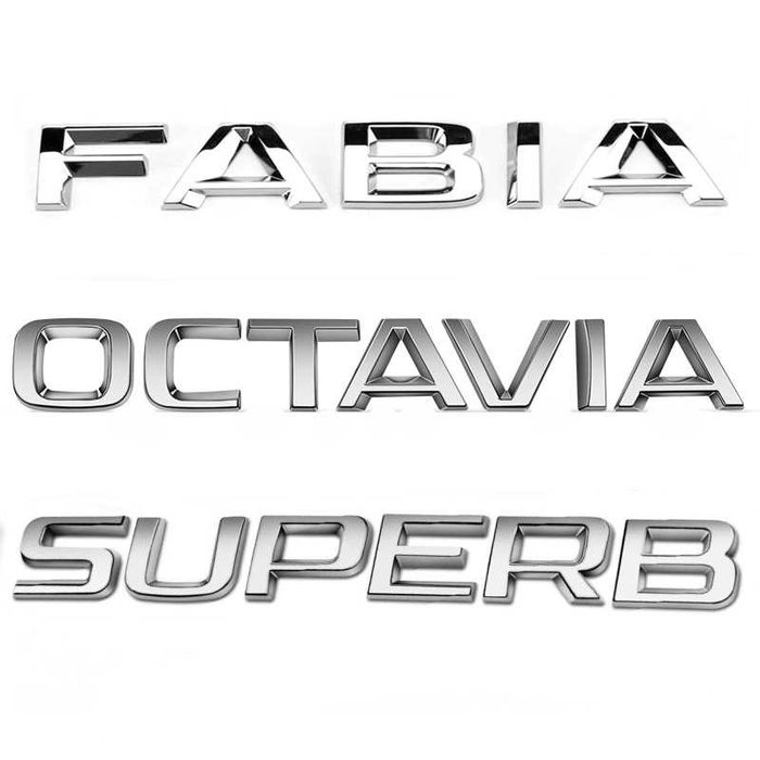 Emblema Octavia,Fabia,Superb,Rapid,Karoq,Kodiaq,Kamiq pentru Skoda