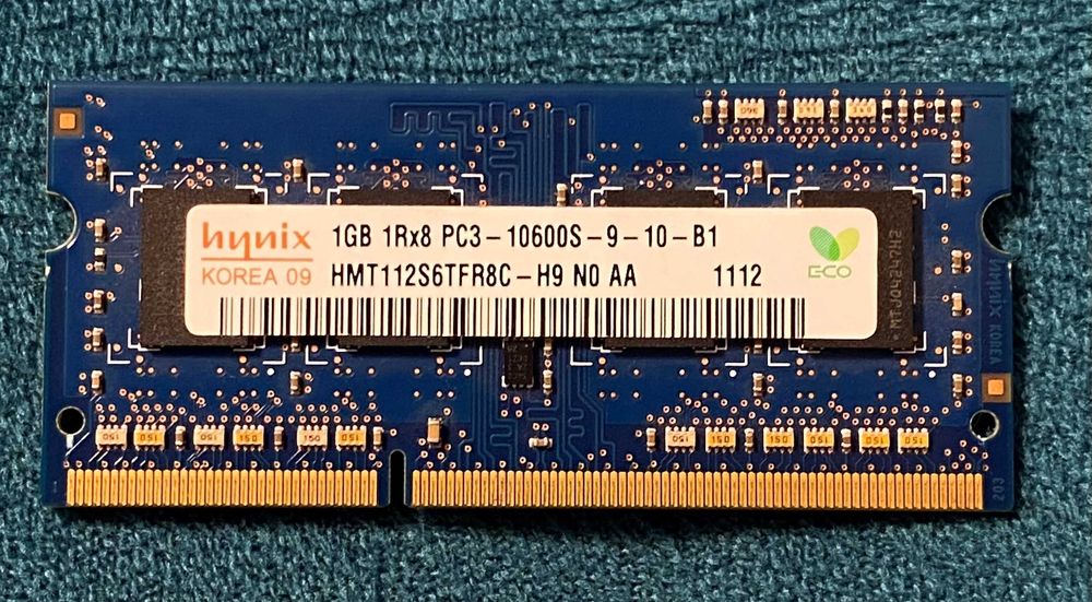 MEMORII RAM 1GB - HYNIX - DDR3 - 1 GB - 10600GHz