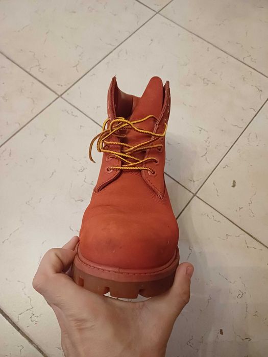 Timberland унисекс боти червени