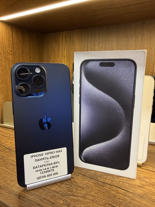 Iphone 15 Pro Max 89% 256GB с коробкой