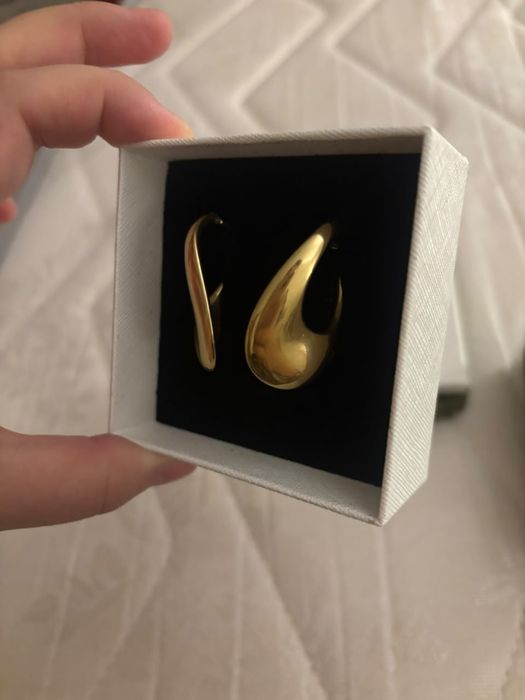 Золотые сережки эксклюзив