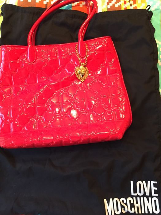 geanta rosie moschino originala cu sac de praf