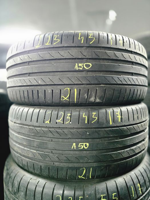 2x 225/45/17 VARA CONTINENTAL 2021 Stare excelentă