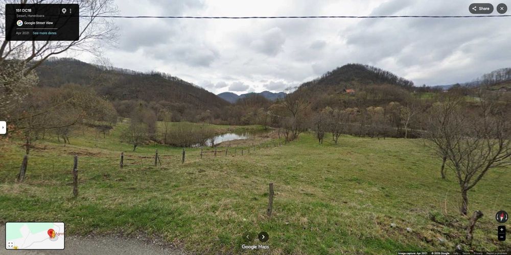 Vând teren 27.500mp Deva > Bucureșci > Șesuri [cu izvor, iaz, pășune, pădure] în zonă turistică [pentru agroturism, camping etc]