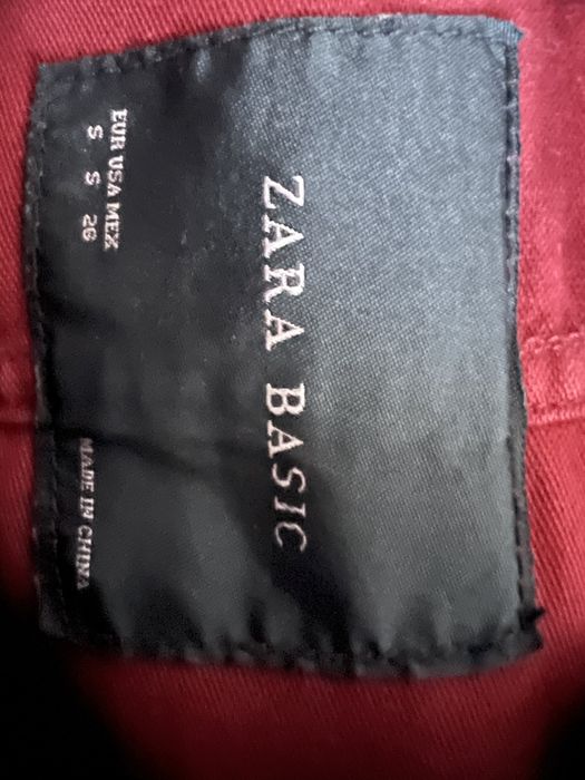 Geaca Zara de femei,culoare vișiniu,mărime S