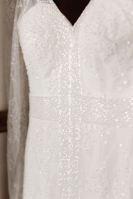 Rochie mireasa rosa clara