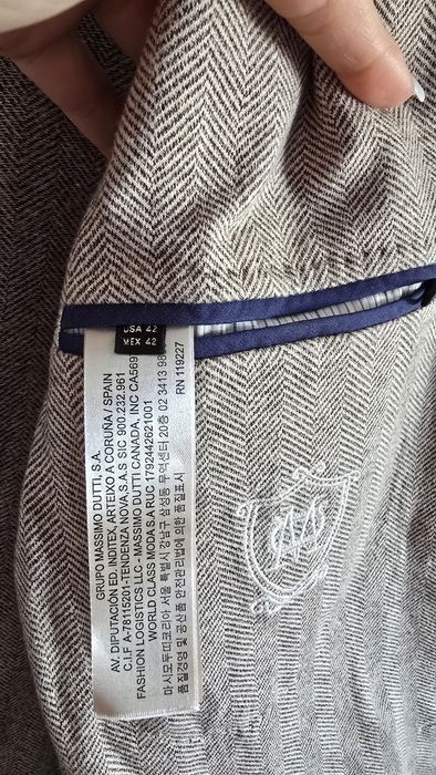 Sacou original Massimo Dutti