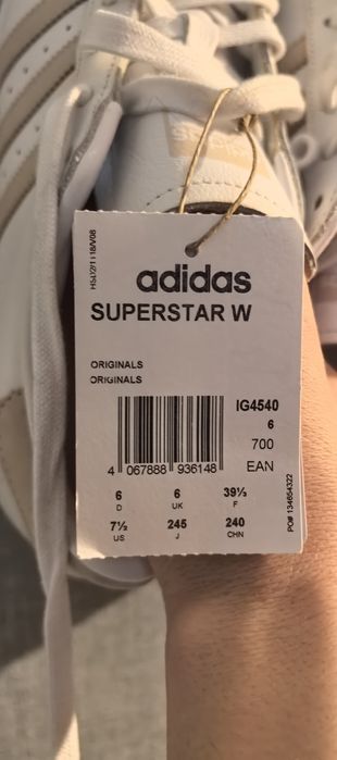 Маратонки Adidas Superstar eg4540 чисто нови