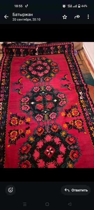 Кілем сатылады, қолдан тоқылған