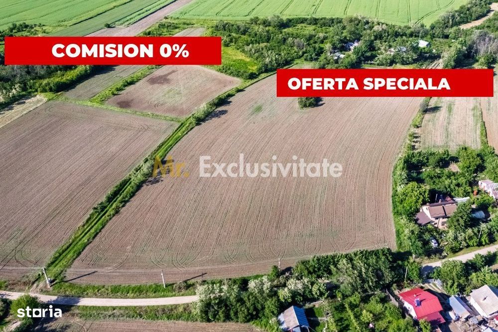 0% Comision Teren intravilan de 5830 mp - Com. Rociu jud. Arges!