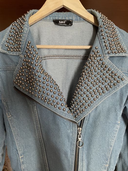 Jacheta de blugi cu capse