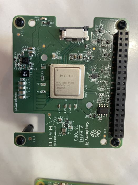 Raspberry Pi 5 8GB + AI HAT+ 26 TOPS Hailo-8 + Active Cooler | Kit AI, Home Assistant, OpenCV, YOLO