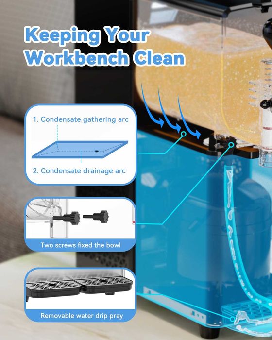 Машини за скрежина фрапе 2 вани по 3 литра нови