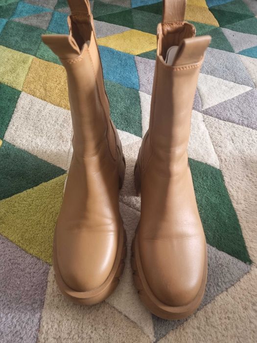 Боти естествена кожа Badura