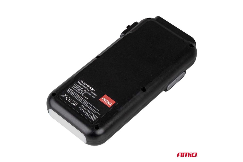 Преносимо стартово устройство AMiO 1600A 3в1 - Jump Starter, LED, външна батерия, капацитет 12Ah, 12V