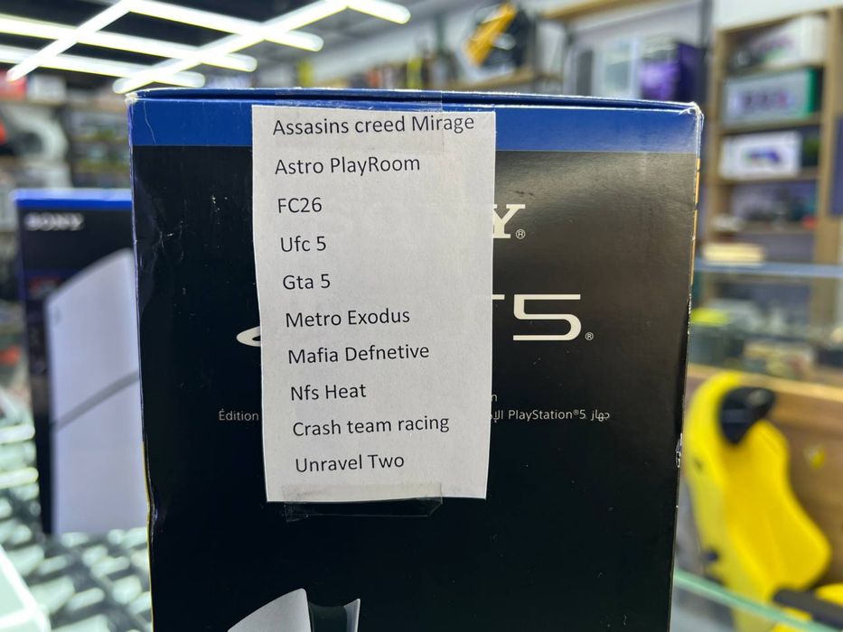 Playstation 5 slim с топ играми