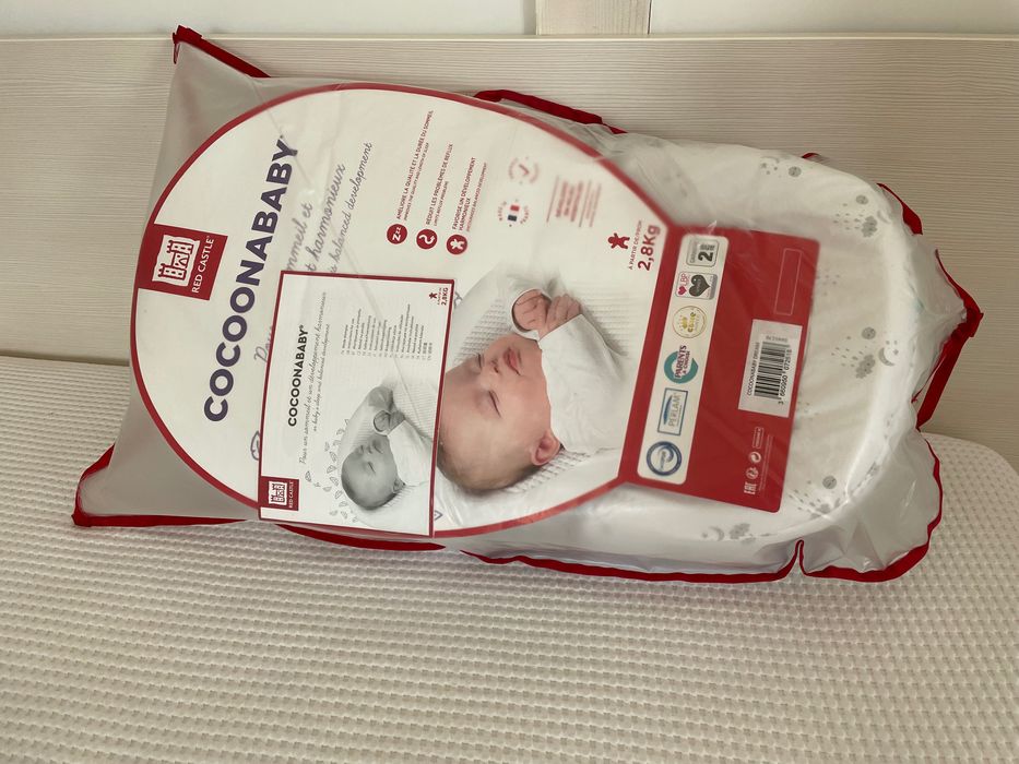 Анатомично гнездо Red Castle - Cocoonababy, Dreamy Clouds