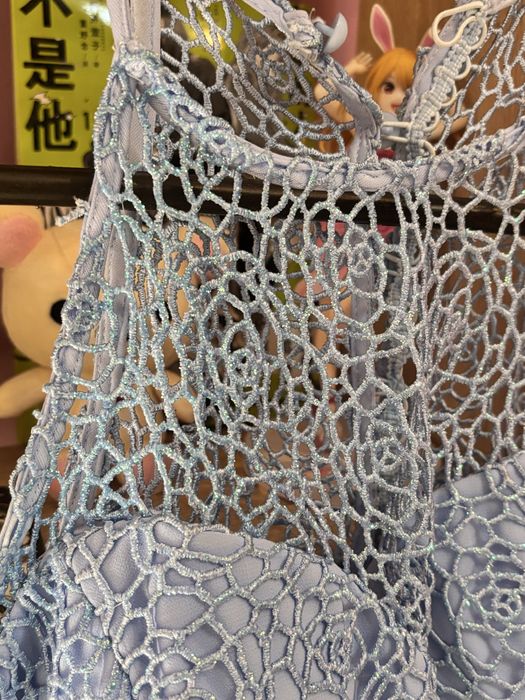 Вечернее голубое платья турция