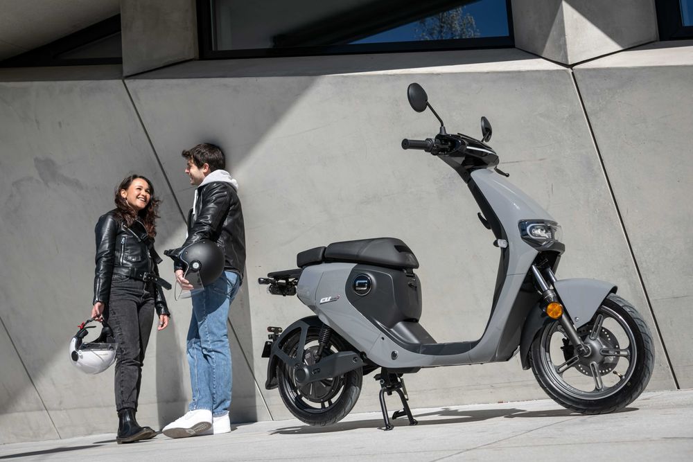 Електрически мотопед - мотор - скутер - SUPER SOCO - CU MINI