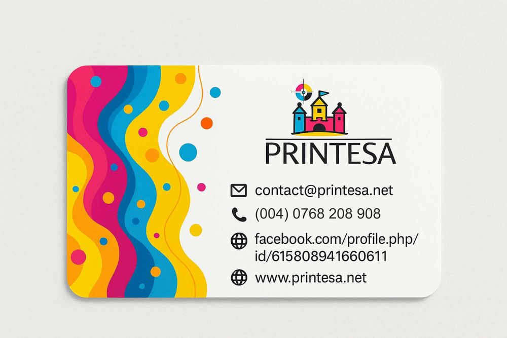 Pachet CARTI DE VIZITA - 100 bucati - 50 lei